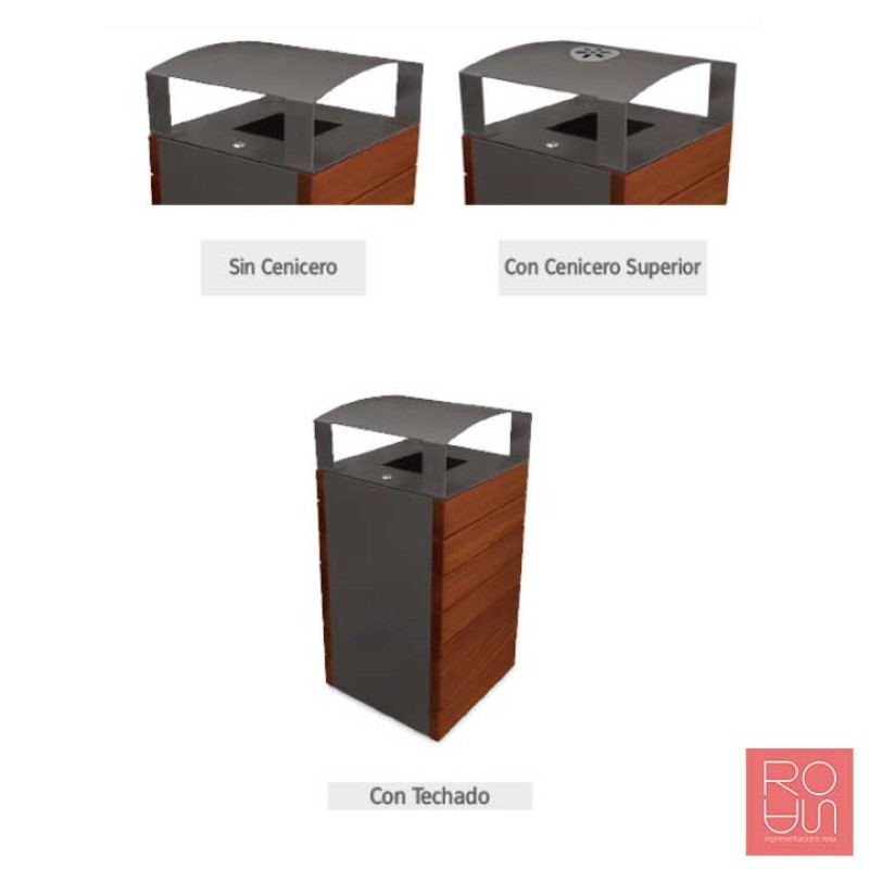 Paperera metàl·lica València 